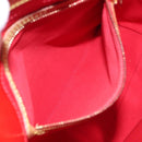 LOUIS VUITTON Monogram Vernis Reade MM Hand Bag Red Rouge M91086 LV Auth KD215-19