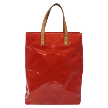 LOUIS VUITTON Monogram Vernis Reade MM Hand Bag Red Rouge M91086 LV Auth KD215 - 0