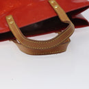 LOUIS VUITTON Monogram Vernis Reade MM Hand Bag Red Rouge M91086 LV Auth KD215-7