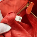 PRADA Tote Bag Nylon Orange Gold Auth KD217-12