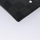 LOUIS VUITTON Damier Graphite Pochette Cles Coin Purse N61235 LV Auth KD220V-16