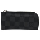LOUIS VUITTON Damier Graphite Pochette Cles Coin Purse N61235 LV Auth KD220V-13