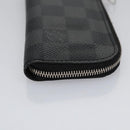 LOUIS VUITTON Damier Graphite Pochette Cles Coin Purse N61235 LV Auth KD220V-3
