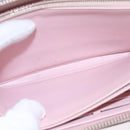 LOUIS VUITTON Monogram Vernis Zippy Wallet Rose Valerine M93522 LV Auth KD229-18