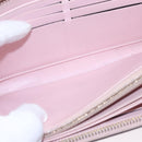 LOUIS VUITTON Monogram Vernis Zippy Wallet Rose Valerine M93522 LV Auth KD229-9