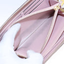 LOUIS VUITTON Monogram Vernis Zippy Wallet Rose Valerine M93522 LV Auth KD229-11