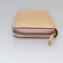 LOUIS VUITTON Monogram Vernis Zippy Wallet Rose Valerine M93522 LV Auth KD229-4