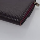 LOUIS VUITTON Epi Portefeiulle Sarah Wallet Purple Cassis M6374K LV Auth KD230-16