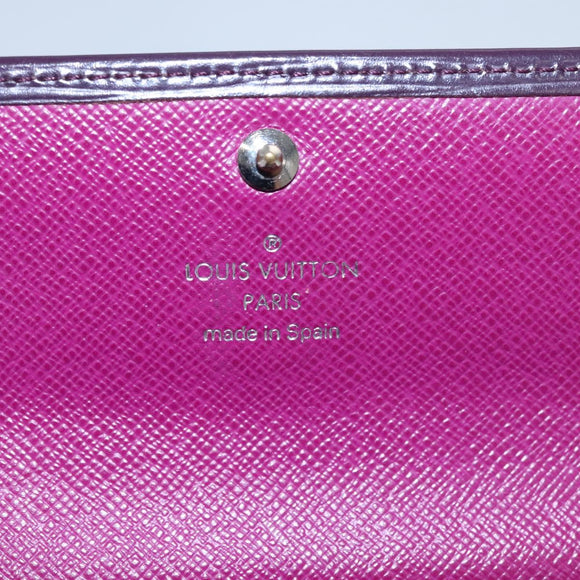 LOUIS VUITTON Epi Portefeiulle Sarah Wallet Purple Cassis M6374K LV Auth KD230