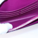 LOUIS VUITTON Epi Portefeiulle Sarah Wallet Purple Cassis M6374K LV Auth KD230-9