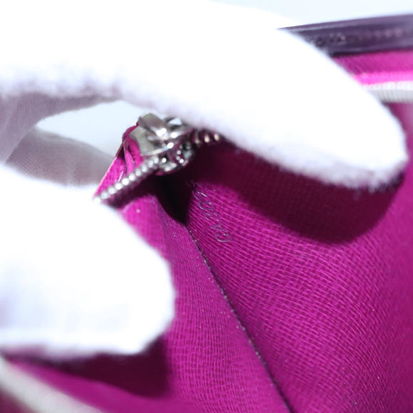 LOUIS VUITTON Epi Portefeiulle Sarah Wallet Purple Cassis M6374K LV Auth KD230