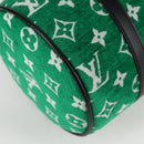 LOUIS VUITTON Monogram Jaguar Papillon Hand Bag Green M46206 LV Auth KD238AM-9