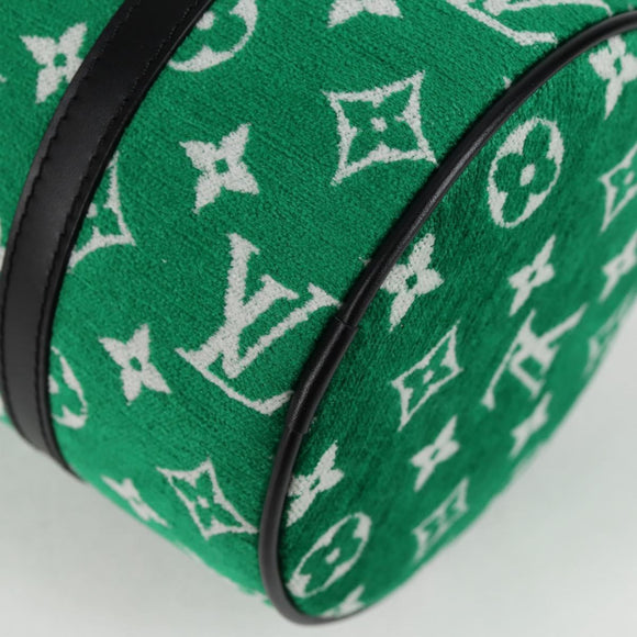 LOUIS VUITTON Monogram Jaguar Papillon Hand Bag Green M46206 LV Auth KD238AM