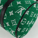 LOUIS VUITTON Monogram Jaguar Papillon Hand Bag Green M46206 LV Auth KD238AM-16