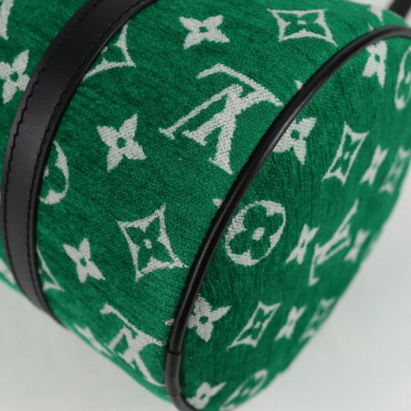 LOUIS VUITTON Monogram Jaguar Papillon Hand Bag Green M46206 LV Auth KD238AM