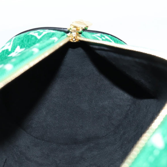 LOUIS VUITTON Monogram Jaguar Papillon Hand Bag Green M46206 LV Auth KD238AM