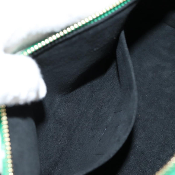 LOUIS VUITTON Monogram Jaguar Papillon Hand Bag Green M46206 LV Auth KD238AM