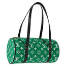 LOUIS VUITTON Monogram Jaguar Papillon Hand Bag Green M46206 LV Auth KD238AM-1