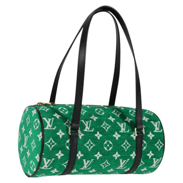 LOUIS VUITTON Monogram Jaguar Papillon Hand Bag Green M46206 LV Auth KD238AM