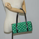 LOUIS VUITTON Monogram Jaguar Papillon Hand Bag Green M46206 LV Auth KD238AM-21