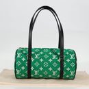 LOUIS VUITTON Monogram Jaguar Papillon Hand Bag Green M46206 LV Auth KD238AM-12