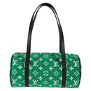 LOUIS VUITTON Monogram Jaguar Papillon Hand Bag Green M46206 LV Auth KD238AM-13