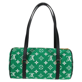 LOUIS VUITTON Monogram Jaguar Papillon Hand Bag Green M46206 LV Auth KD238SM - 0