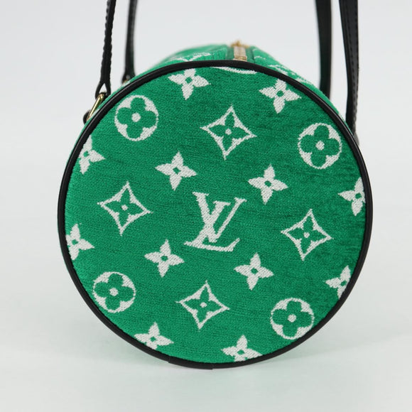 LOUIS VUITTON Monogram Jaguar Papillon Hand Bag Green M46206 LV Auth KD238AM