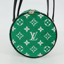 LOUIS VUITTON Monogram Jaguar Papillon Hand Bag Green M46206 LV Auth KD238AM-4