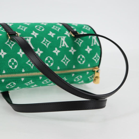 LOUIS VUITTON Monogram Jaguar Papillon Hand Bag Green M46206 LV Auth KD238AM