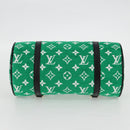 LOUIS VUITTON Monogram Jaguar Papillon Hand Bag Green M46206 LV Auth KD238AM-5