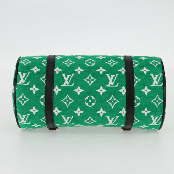 LOUIS VUITTON Monogram Jaguar Papillon Hand Bag Green M46206 LV Auth KD238AM