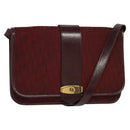 Christian Dior Trotter Canvas Shoulder Bag Red Auth KD240-1