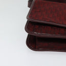 Christian Dior Trotter Canvas Shoulder Bag Red Auth KD240-10