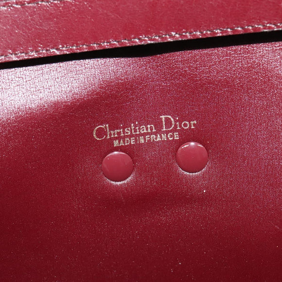 Christian Dior Trotter Canvas Shoulder Bag Red Auth KD240