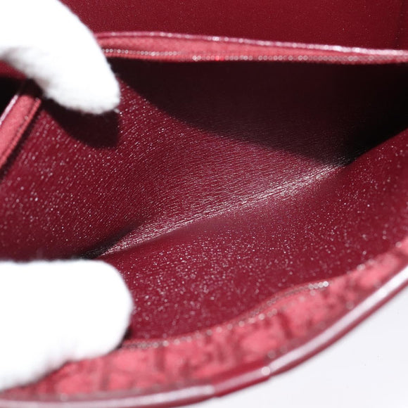 Christian Dior Trotter Canvas Shoulder Bag Red Auth KD240