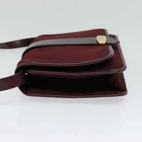 Christian Dior Trotter Canvas Shoulder Bag Red Auth KD240