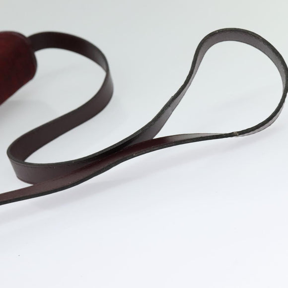 Christian Dior Trotter Canvas Shoulder Bag Red Auth KD240