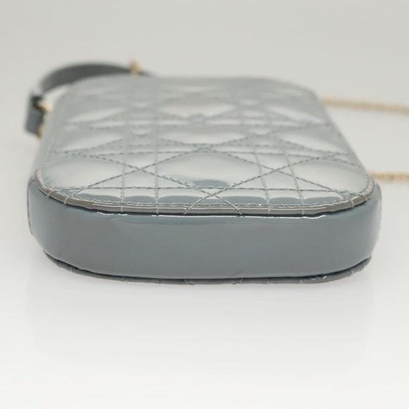 Christian Dior Canage Chain Cell Phone Case Enamel Auth KD241