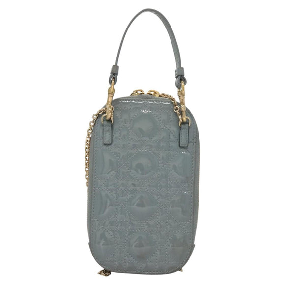 Christian Dior Canage Chain Cell Phone Case Enamel Auth KD241
