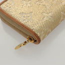 LOUIS VUITTON Monogram Laminated Jacquard Zippy Coin Purse M82483 Auth KD245-15