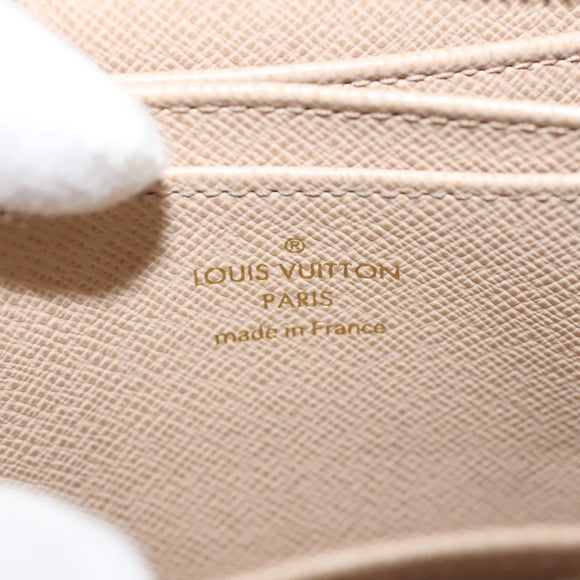 LOUIS VUITTON Monogram Laminated Jacquard Zippy Coin Purse M82483 Auth KD245