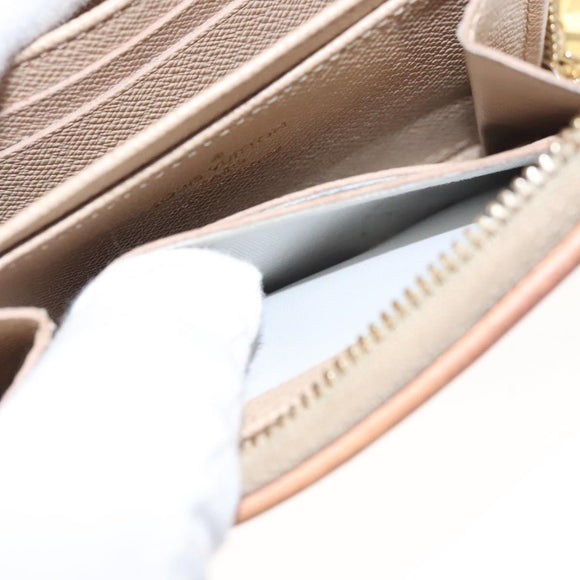 LOUIS VUITTON Monogram Laminated Jacquard Zippy Coin Purse M82483 Auth KD245