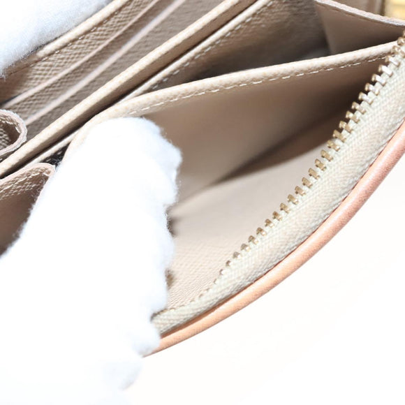 LOUIS VUITTON Monogram Laminated Jacquard Zippy Coin Purse M82483 Auth KD245