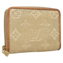 LOUIS VUITTON Monogram Laminated Jacquard Zippy Coin Purse M82483 Auth KD245-1