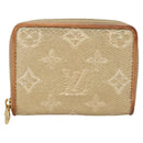 LOUIS VUITTON Monogram Laminated Jacquard Zippy Coin Purse M82483 Auth KD245-13