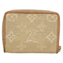 LOUIS VUITTON Monogram Laminated Jacquard Zippy Coin Purse M82483 Auth KD245-2