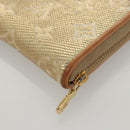LOUIS VUITTON Monogram Laminated Jacquard Zippy Coin Purse M82483 Auth KD245-14