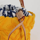 LOUIS VUITTON Bucket LV Vacation Shoulder Bag Pile Yellow M25144 LV Auth KD246SM-9