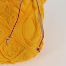 LOUIS VUITTON Bucket LV Vacation Shoulder Bag Pile Yellow M25144 LV Auth KD246SM-10